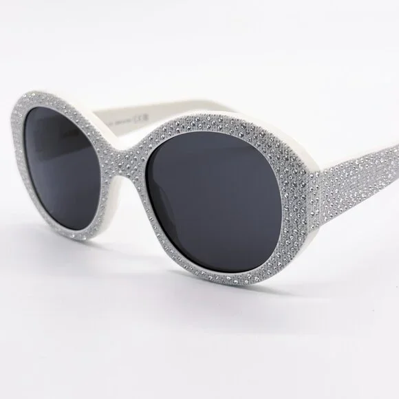 NEW CELINE CL4240IS 25A IVORY WOMEN SUNGLASSES CELINE CELINE NEW CELINE CL4240IS 25A IVORY WOMEN SUNGLASSES CELINE  main image 4